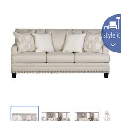 Claredon Linen Sofa