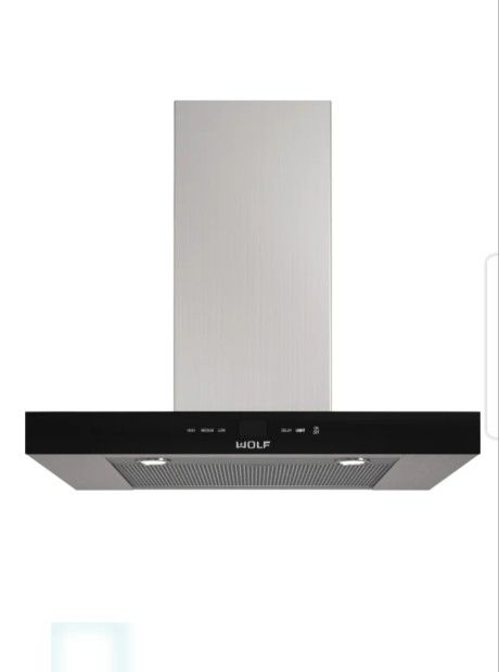 Wolf Hood 45" Wall Mount Chimney Cooktop Range Hood ( Blower Not Included) 