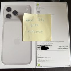 iPhone 17 Pro Max Sealed Box 256T-Mobile locked    iPhone 16 Pro Max Sealed Box 256T-Mobile locked