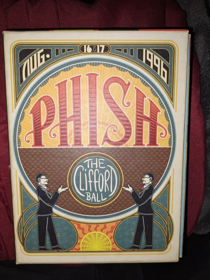 Phish : The Clifford Ball DVD SET Of 7 W/ BOOK & Poster Cards 1996