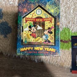 DIsney Happy New Year Hinged LE 1000 Jumbo Box pin
