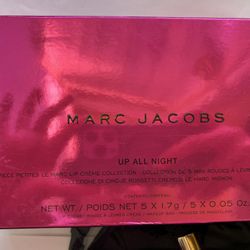 Marc Jacobs UP ALL NIGHT 5 Piece Petites Lip Creme Lipstick Set  NIB 