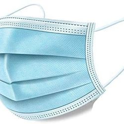 Disposable Protective Face Mask (Blue 50 Pcs)
