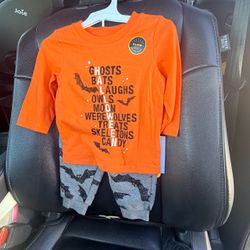 Kids Halloween Two-Piece Outfit Set - 12M