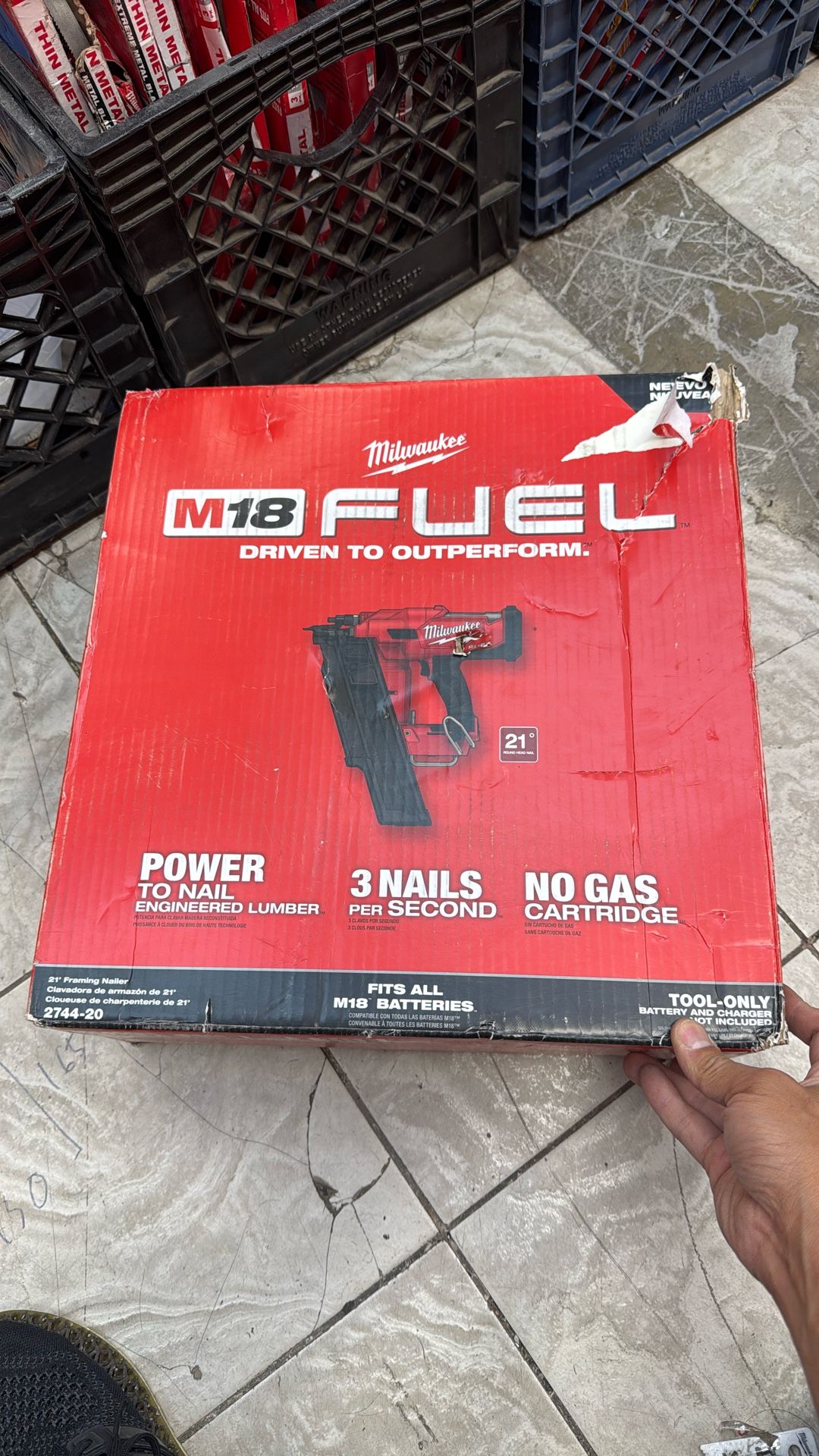 Milwaukee M18 Fuel 21 Degree Framing Nailer Model 2744-20