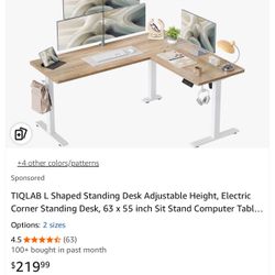 L-Shaped Standing Desk