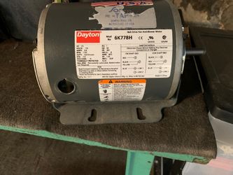 Dayton 6k778h belt drive and blower motor