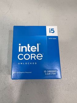 NEW SEALED Intel® Core™ i5-14600KF New Gaming Desktop Processor CPU 14 cores (6 P-cores + 8 E-cores) - Unlocked