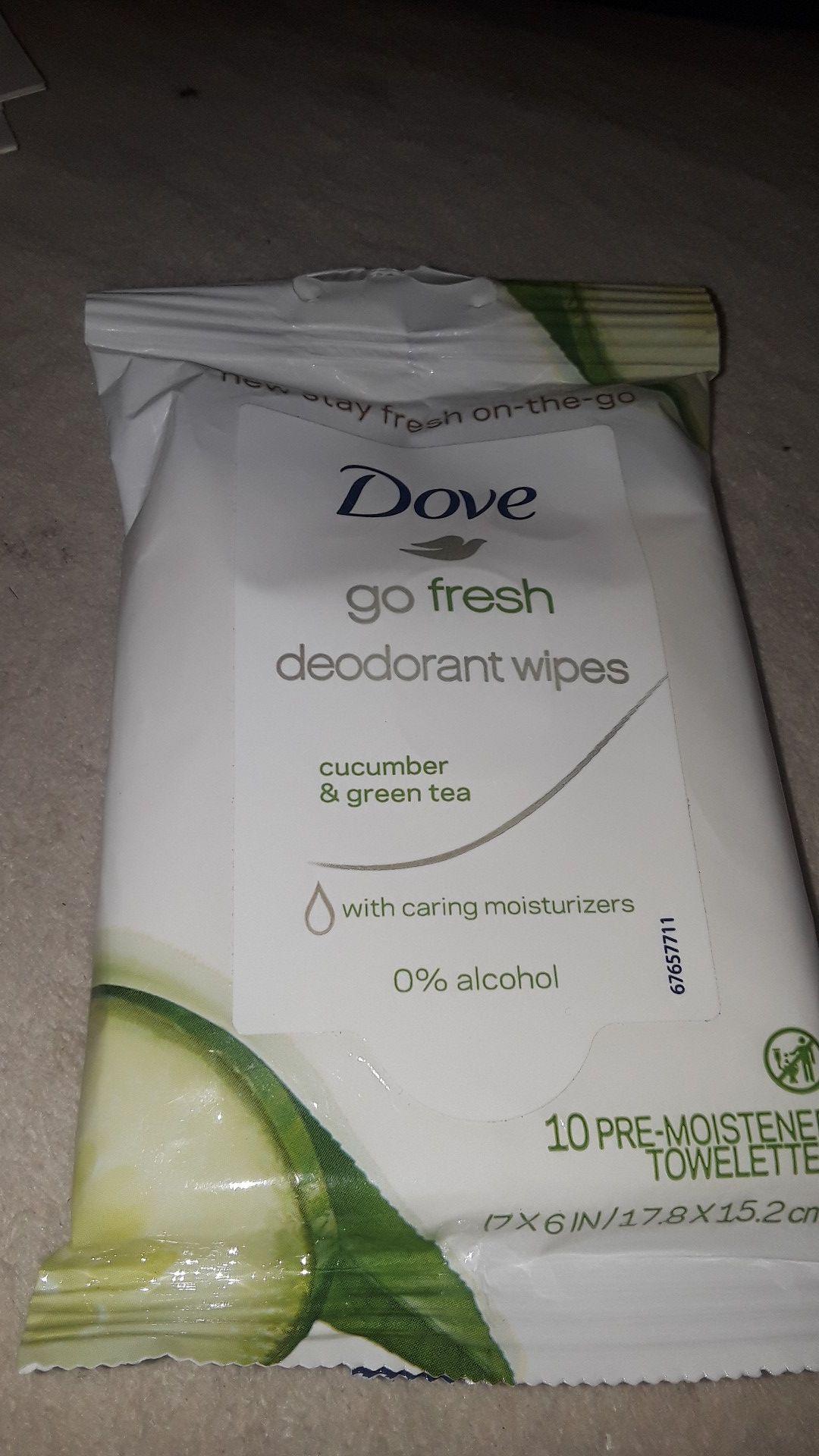 Dove wipes