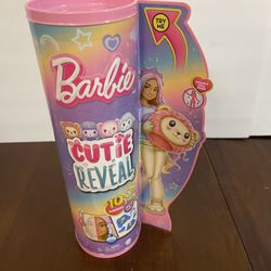 Barbie Doll Cutie Reveal Lion Plush Toy -NEW