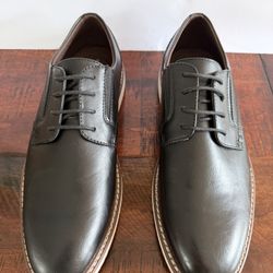 Men's Perry Ellis Portfolio Ultra Foam Donovan Black Oxford  Dress Shoes Sz 10.5