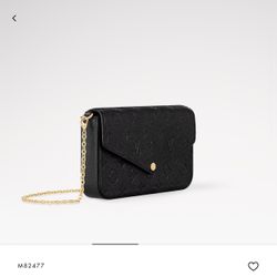 Louis Vuitton Félicie Pochette Purse Black