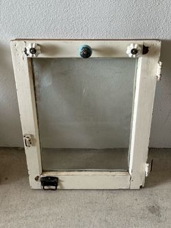 Antique old window frame