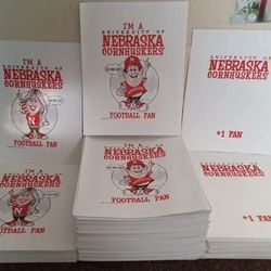 Nebraska Cornhusker Posters Handmade Back To The Year 1993 $5.00 Each  