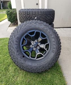 Dodge Ram TRX Wheels And Tires 35” $1399 Firm