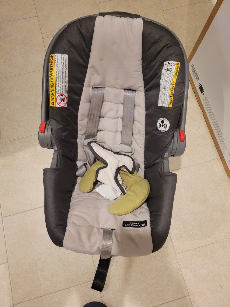 Graco Car Seat, Seat Base And Stroller