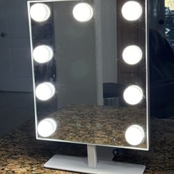 Mirror LED Lights With Storage
