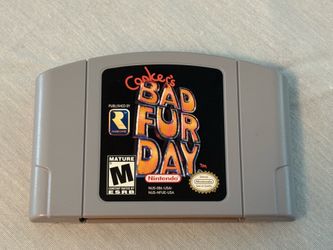 Conker’s Bad Fur day N64 -Authentic Near Mint