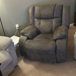 Faux Leather Recliner 
