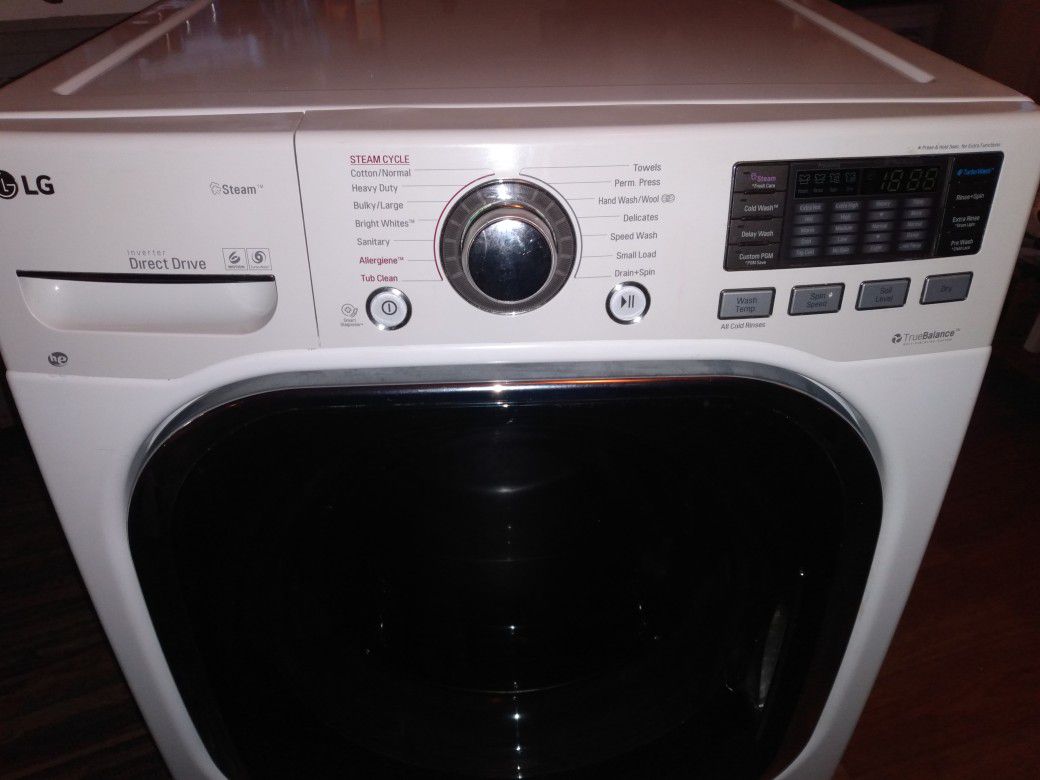 LG Front Load Washer And Dryer Combo 