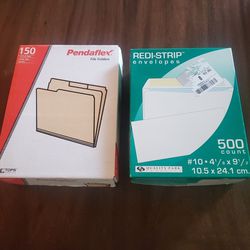 Envelopes And File Folders