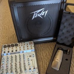 Vocal Music Recording / Performance Starter Pack-- Microphone, Amp, DI Mixer For Sale Or Trade