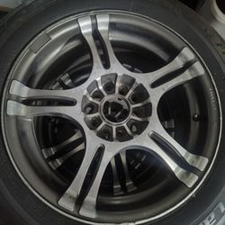 5x100 5x114.3 16" Rims With Very Good Tires 
