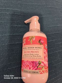 Michel Design Works Blush Peony Hand and Body Lotion