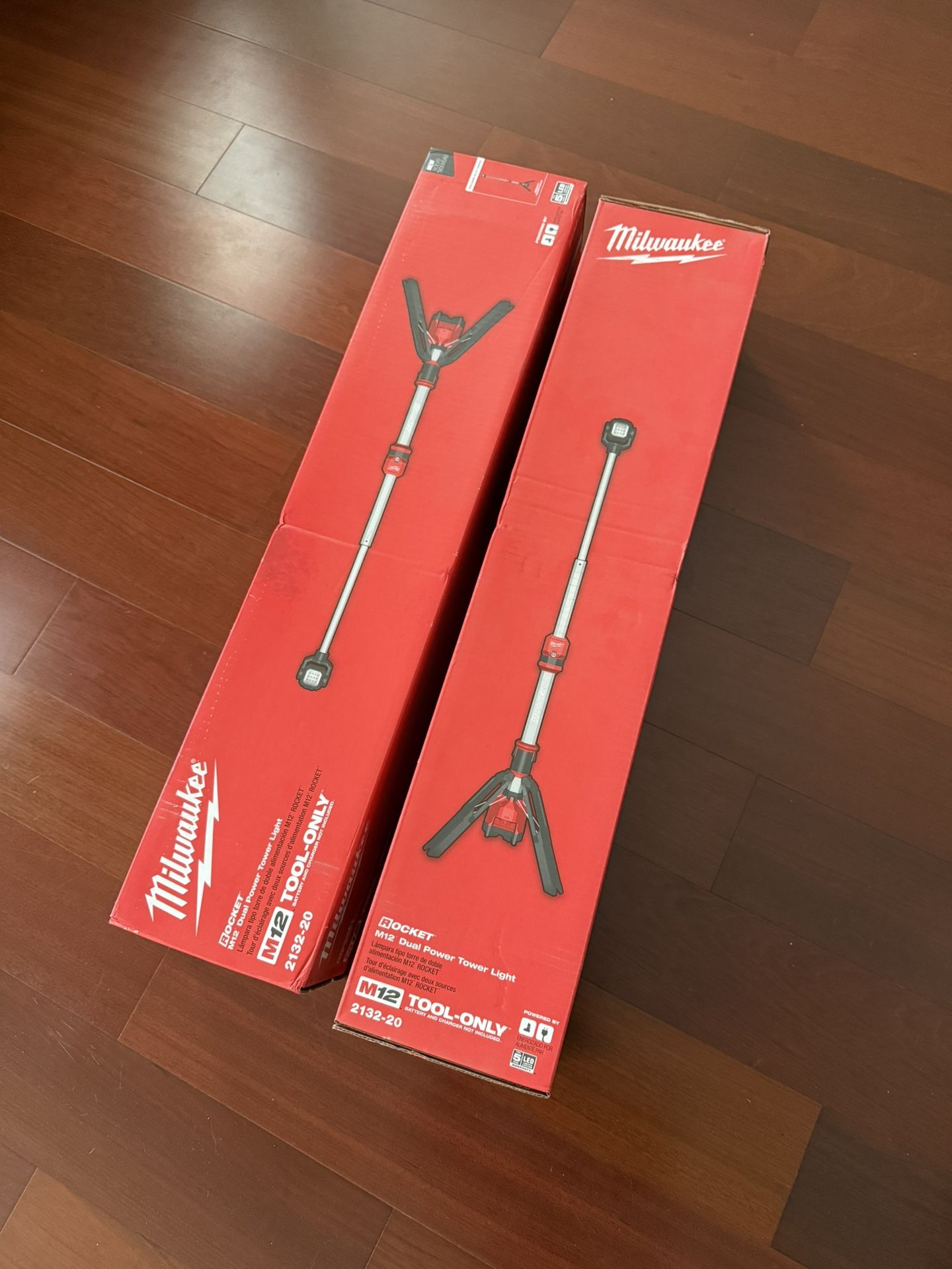 Milwaukee M12 Rocket dual power tower light 2132-20 ($179 EACH)