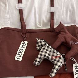 Mahogany Medium Baggu Bowler Bag 