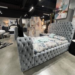 New Corduroy Sectional With TV Stand.  Grey.  Free Delivery!