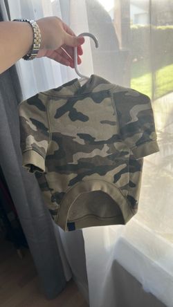 Dog hoodie army