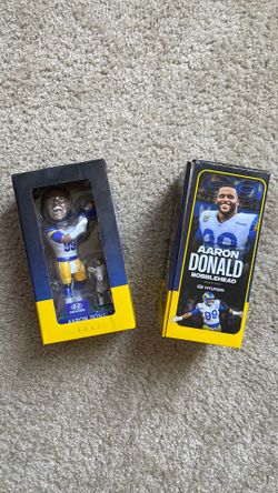 AARON DONALD GOAT BOBBLEHEAD *NEW* NEVER OPENED