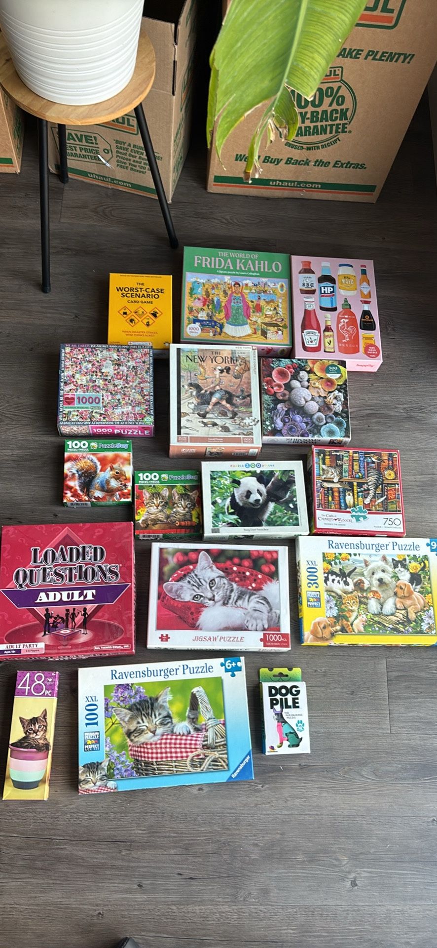 Huge Puzzle + Game Bundle (All Brand New or Excellent Condition!)
