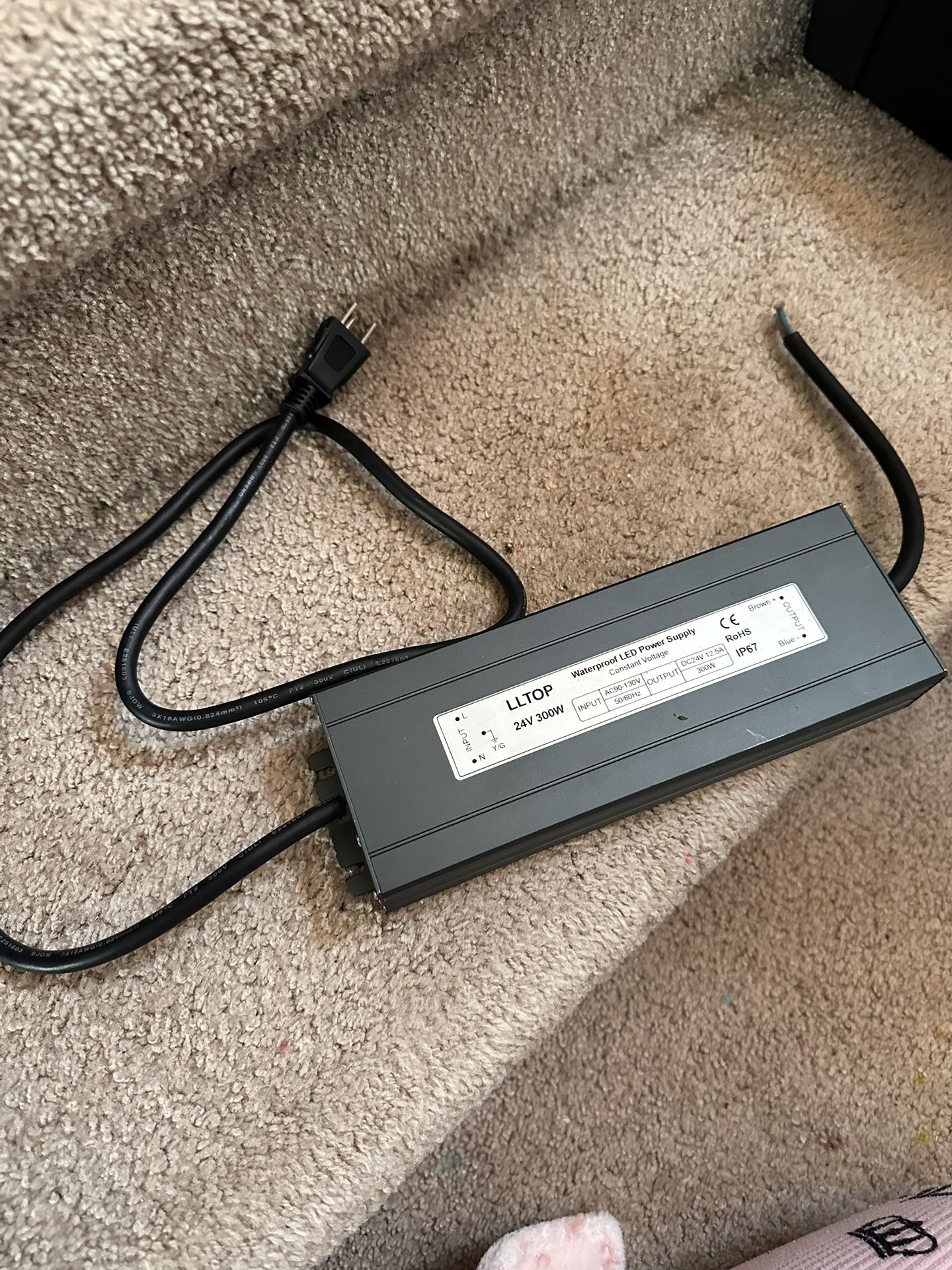 48v DC Power Supply 300w 6.25A Waterproof AC110v/120v to 48vdc Converter Constant Voltage Outdoor Transformer for Pump Humidifier LED Lights