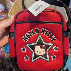 Vintage Hello Kitty Felt Retro Purse Bag