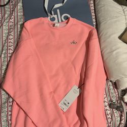 FIRM!! ALO Yoga Neon Bubble Gum Accolade Sweater 