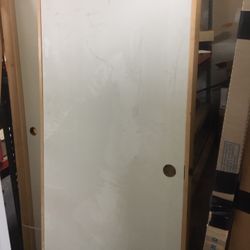 28” wide by 80” high, SINGLE Interior HOLLOW core door with JAMB 2/4 x 6/8 28” x 80”