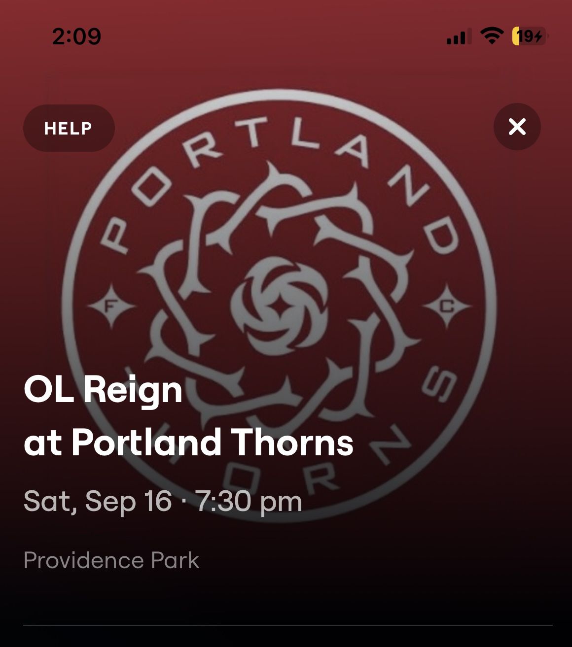 Portland Throns Tickets 