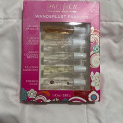 Pacifica Wanderlust perfumes