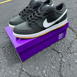 Nike Sb Dunk Low Pro Black Gum Sz 14 🚨 🔥🔥🔥🔥