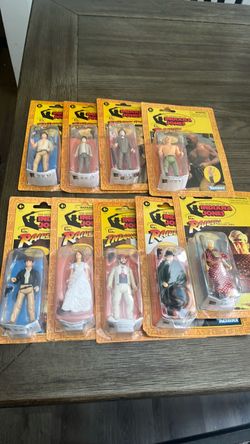 Indiana Jones figures Kenner Hasbro 3.75”