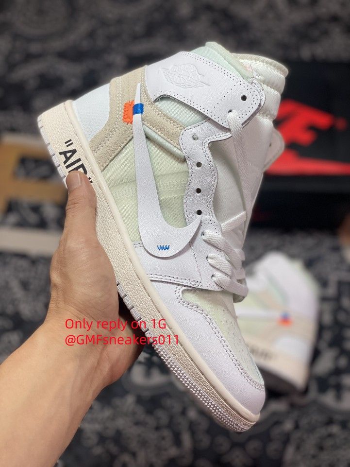 Off-White x Air Jordan 1 Retro High OG”All White“AJ1