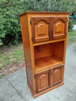 Wooden Storage Hutch Cabinet