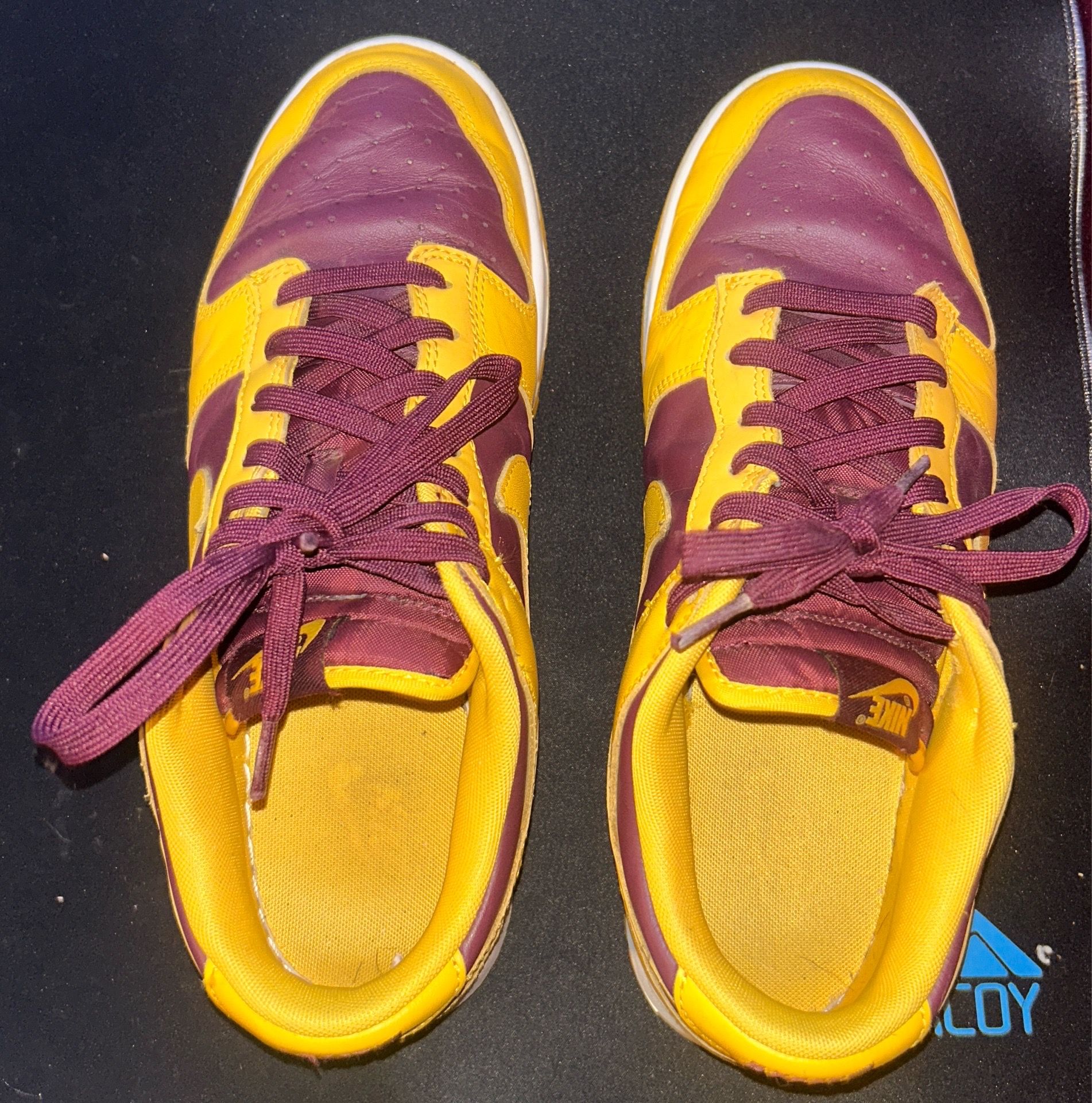 $65 OBO!!! USC, University of Southern California Bruins Nike Dunk Low Men's Arizona State Retro Sneakers (U.S. Size 10.5 In Men)