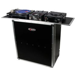 Open Box: Odyssey FZF5437T DJ Fold-Out Table Stand with Interior Support Shelf 54 x 37