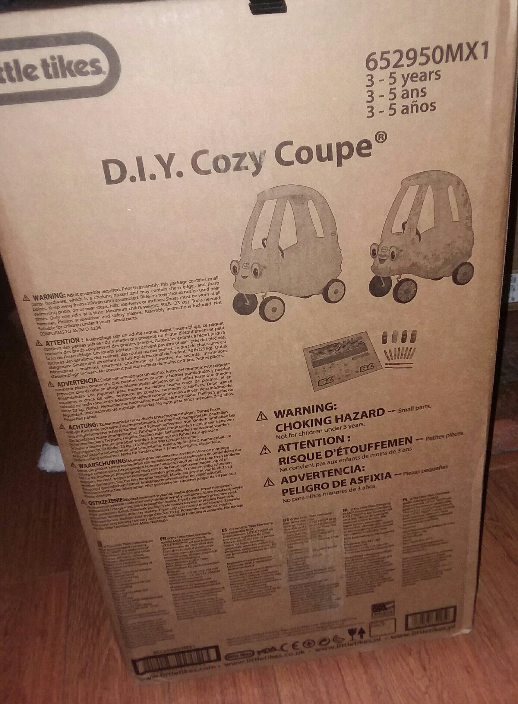 Little Tikes Cozy Coupe. Brand New In Box.