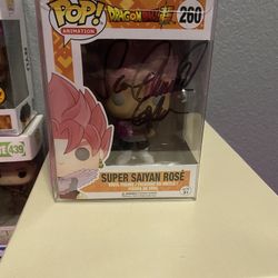 Super saiyan rosé signed funko pop