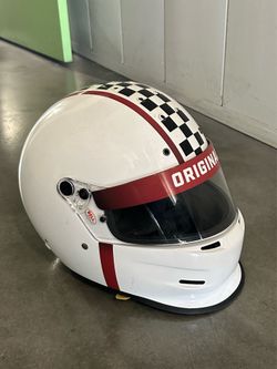 Bell racing helmet