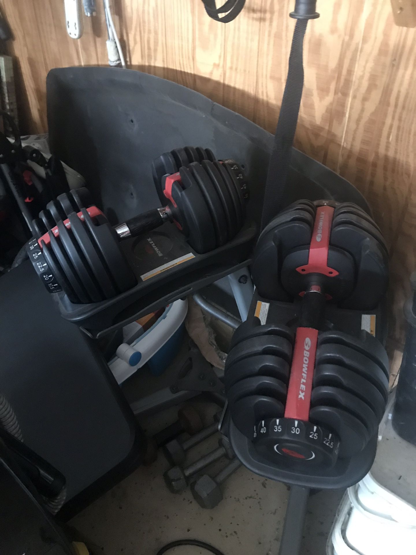 Bowflex select weight with stand